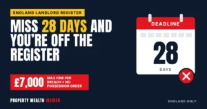 £7,000 trap: miss 28 days and your landlord registration lapses