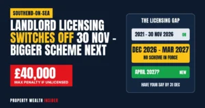 Southend landlord licensing ends 30 Nov as £40k fines loom