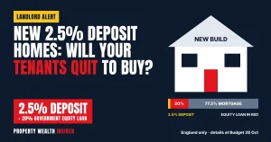 2.5% Deposit Homes Plan: Will Your Best Tenants Quit to Buy?
